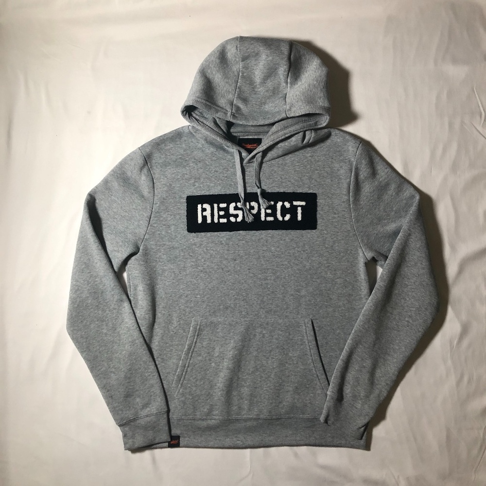 Bushwick Supply  Grey "Respect" Hoodie